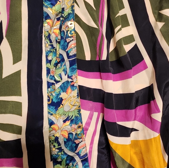 Multicolor Patterned Women's Dress - Picture 8 of 10